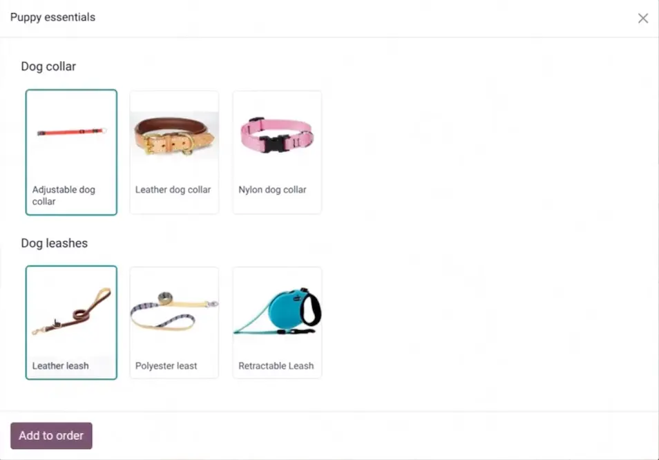 追加したコンボの選択肢表示 追加したコンボの選択肢表示