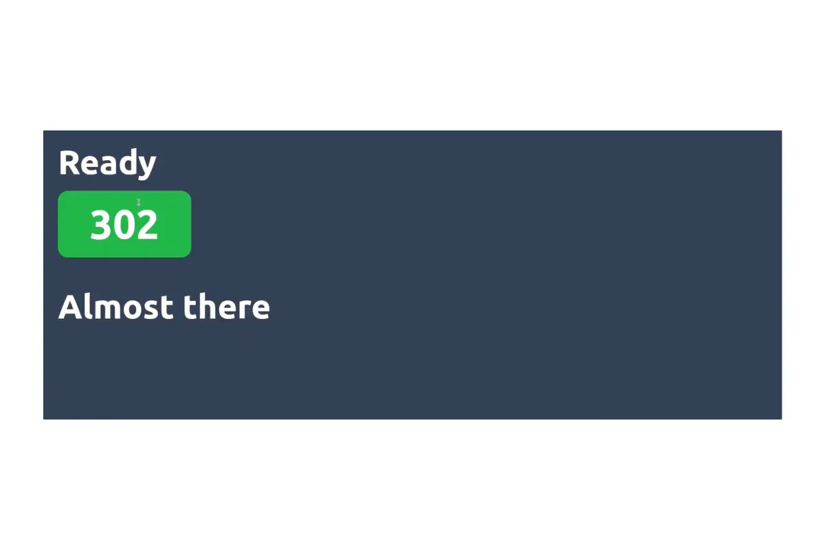 オーダーステータススクリーン