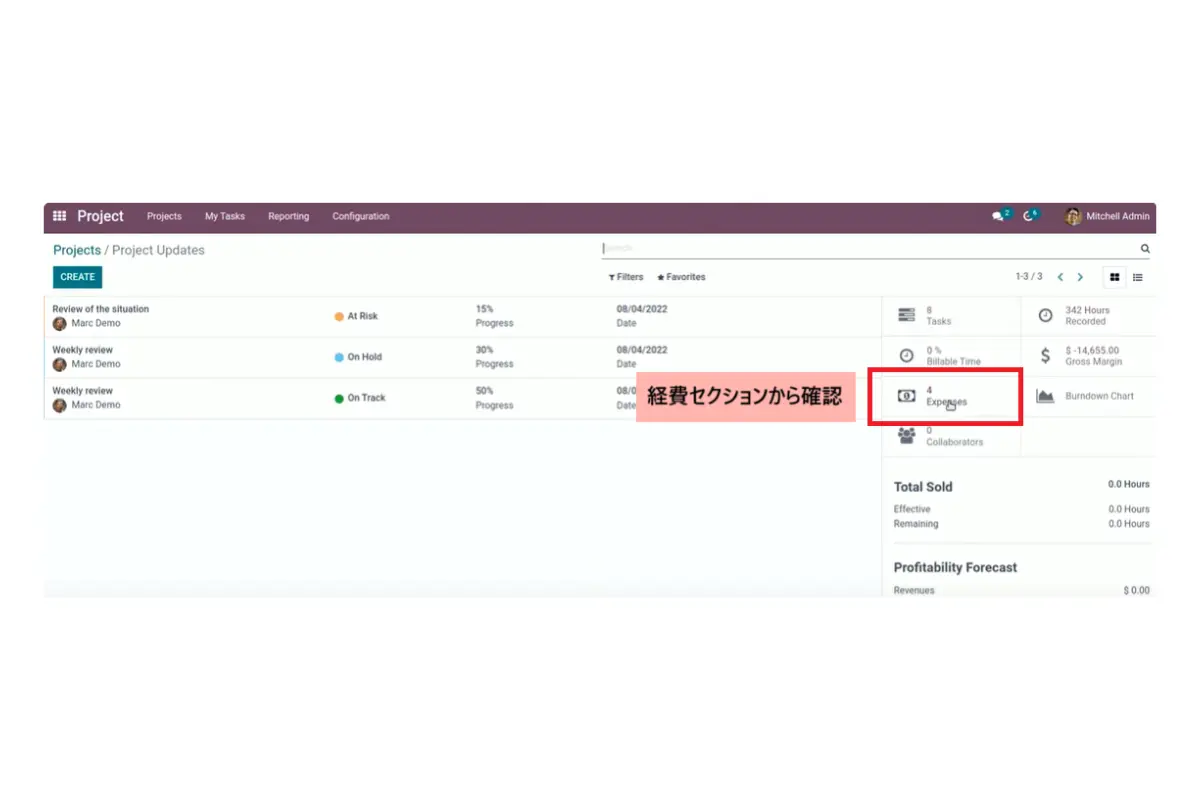 費用管理・経費セクション